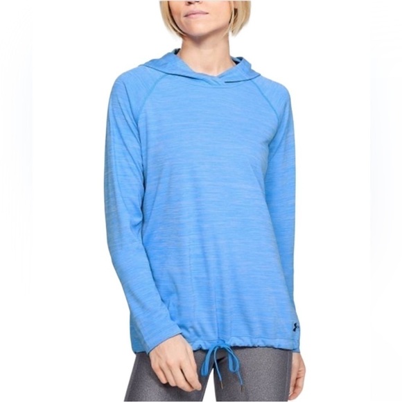 Under Armour Women's Running Jogging Hoodie Blue Drawstring Size XS NWT - Picture 4 of 11
